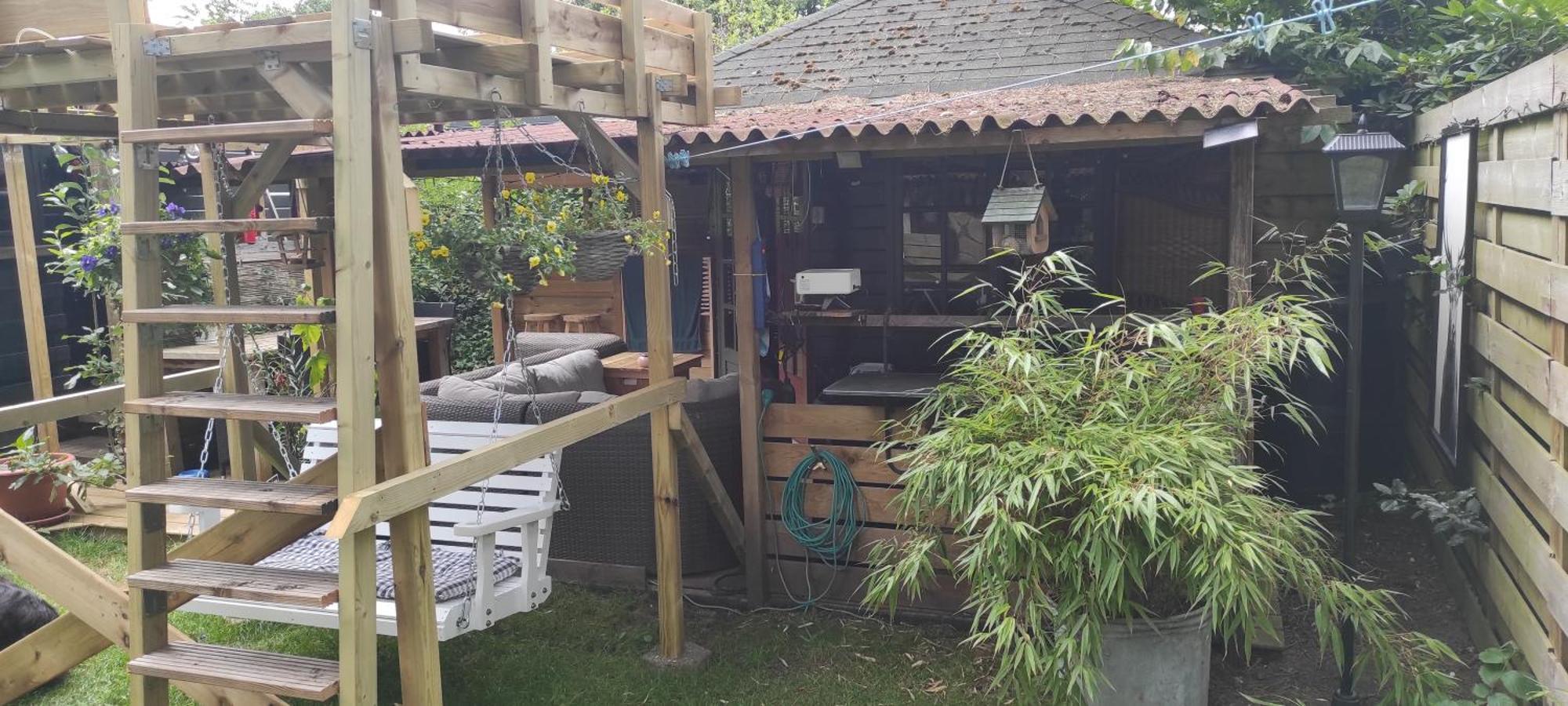 "Tempat Senang" Chalet On The Beautiful Veluwe With Airco Sauna Bbq Jacuzzi Beamer And Dog Putten Exterior foto